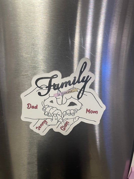 Fridge Magnets Custom Photo Prints, Magnetic Anniversary Gift, Custom Family Magnet, Family Calendar, Custom Magnet Gift