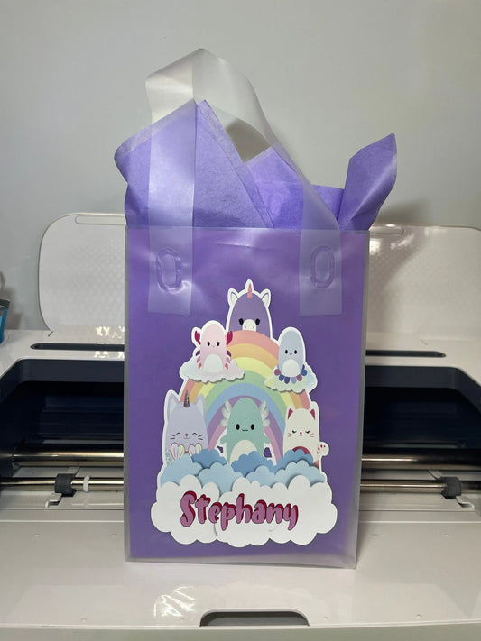 Squishmallow Favor Bag, Squishmallow Gift Bag Decoration, Squishmallow Party Supply Stylenya