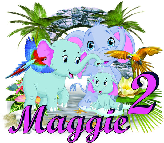 Cute Elephant Cake Topper, Elephant Party Decor, Little Elephants Party, Elephants Cake Toppers Decoration, Custom Elephants Cake Topper