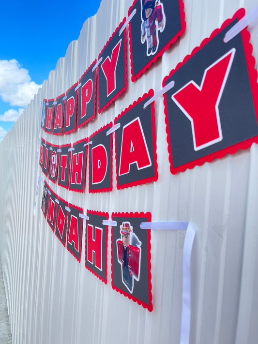 Happy Birthday Banner for Gamers Boys