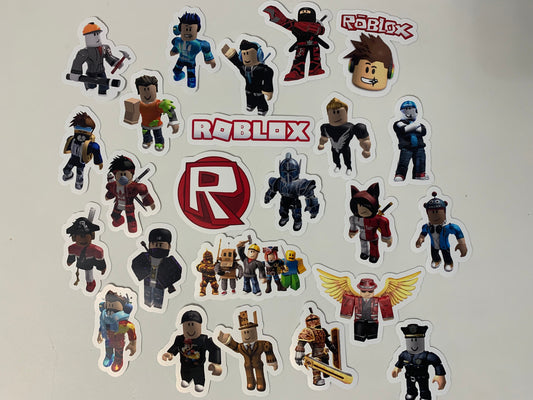 Gamers Boys Stickers Package, aesthetic gifts for kids party, vinyl stickers for laptop and notebook: (24 pieces)