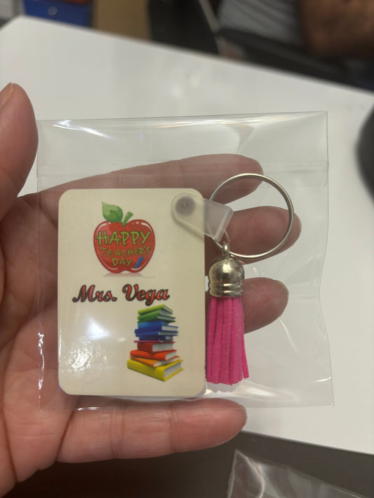 Gift Idea!, Personalized Keychain, Custom Sublimation Keychain, Double sided photo keychain (pkg of 3)