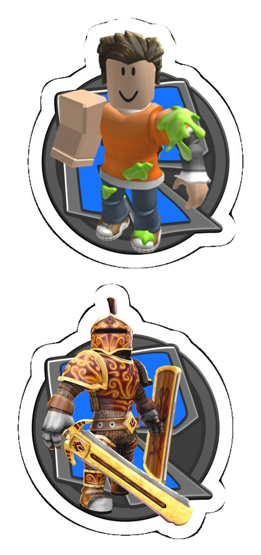 Gamers Boys Roblox Style Cupcake Toppers (package of 12) Digital Version