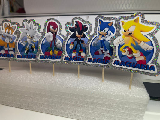 Blue Boy Cupcake Toppers, Blue Boy Party Decoration (Package of 12)