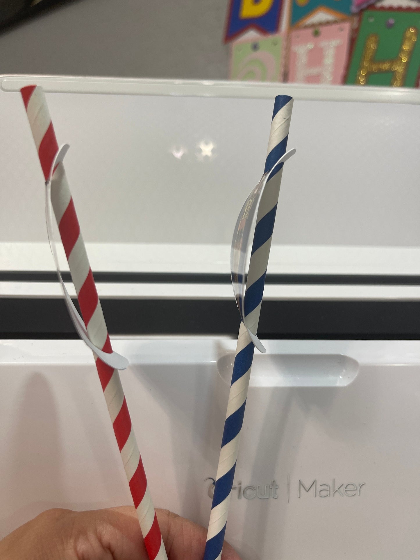 Custom Birthday Straws Holder, Custom Birthday Photo Decorations, Face Straws Holder, Personalized Birthday Decorations (package of 12)