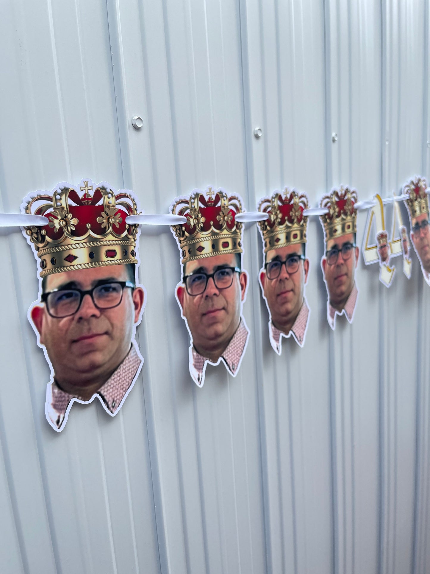 Custom Head Birthday Banner, Custom Birthday Photo Banner, Face Banner, Personalized Birthday Banner