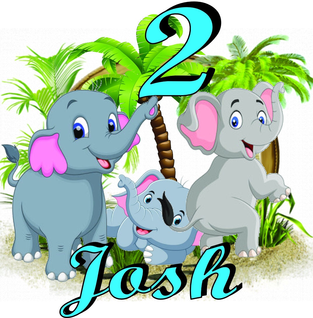 Cute Elephant Cake Topper, Elephant Party Decor, Little Elephants Party, Elephants Cake Toppers Decoration, Custom Elephants Cake Topper Stylenya