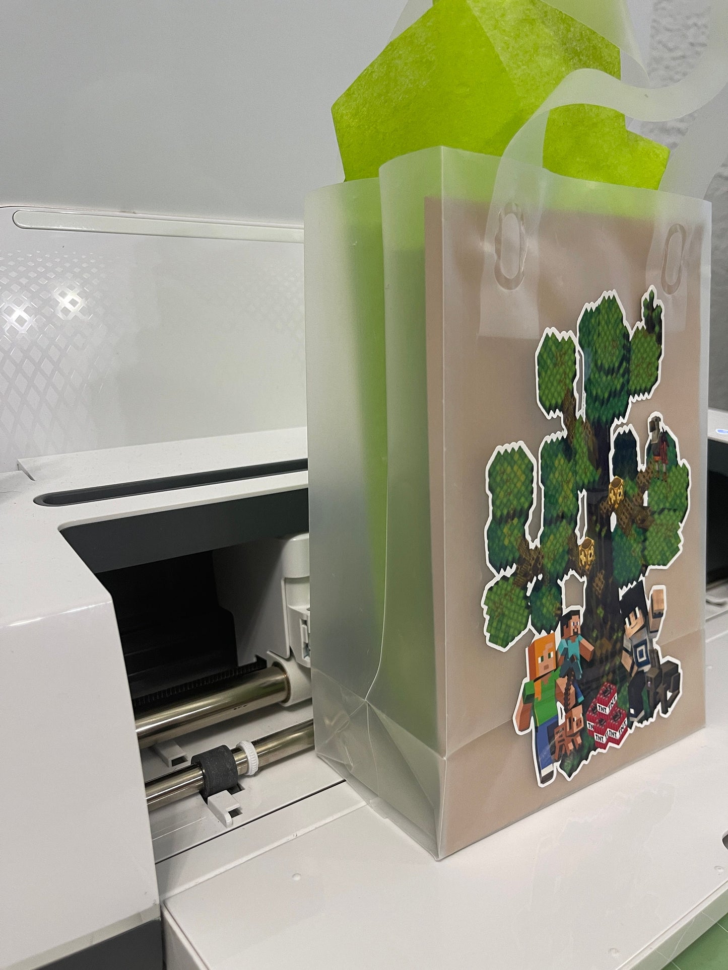 Gamer Boy Style MineC Favor Bag Decoration, Gamer Boy Style MineC Happy Birthday Party Decoration