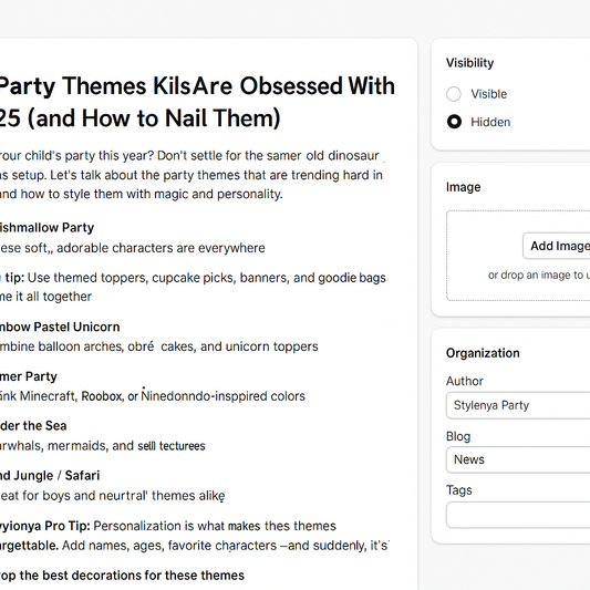 Top 5 Party Themes Kids Are Obsessed With in 2025 (and How to Nail Them)