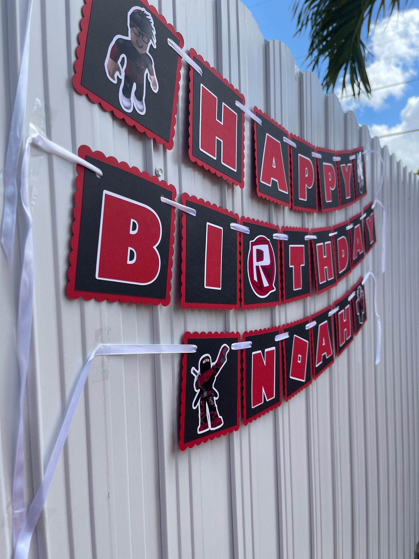 Happy Birthday Banner for Gamers Boys