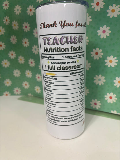Custom Tumbler for Gift, Personalized sublimation tumbler, special sublimation tumbler, Tumbler gift, 20oz full design tumbler