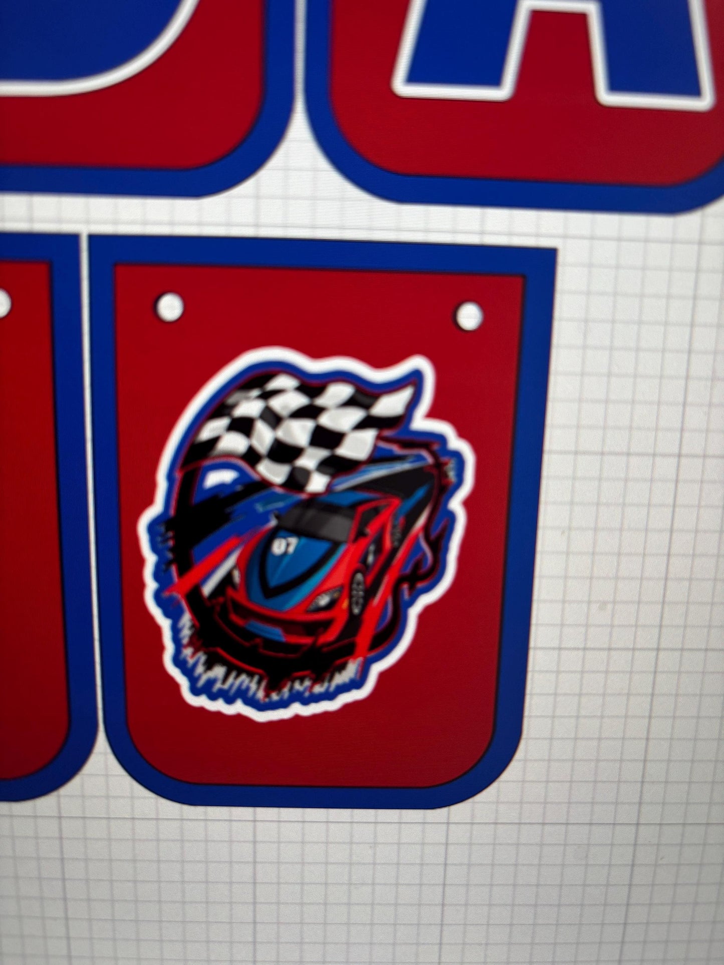 Race Car Happy Birthday Banner