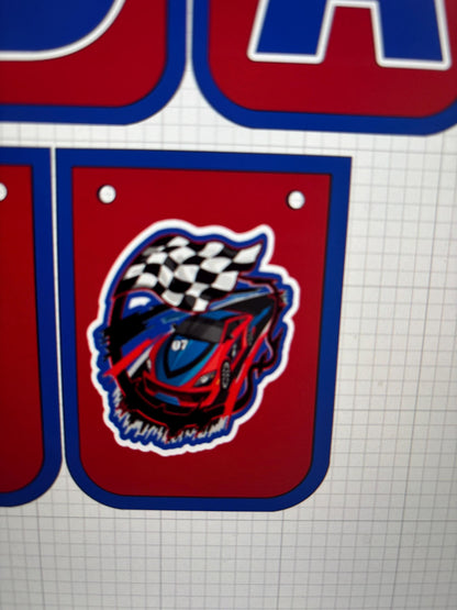 Race Car Happy Birthday Banner