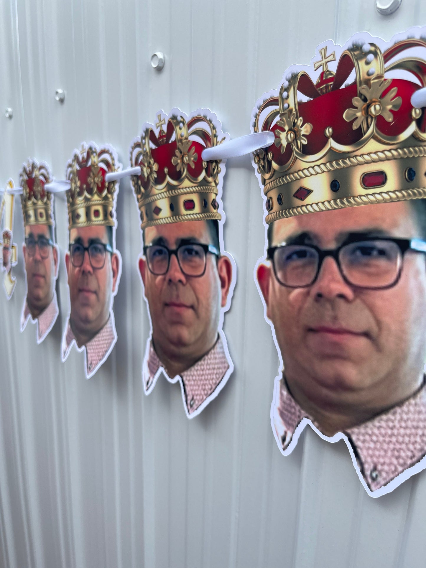Banner de cumpleaños personalizado con cabeza, banner de cumpleaños con foto, banner de cara, banner de cumpleaños personalizado