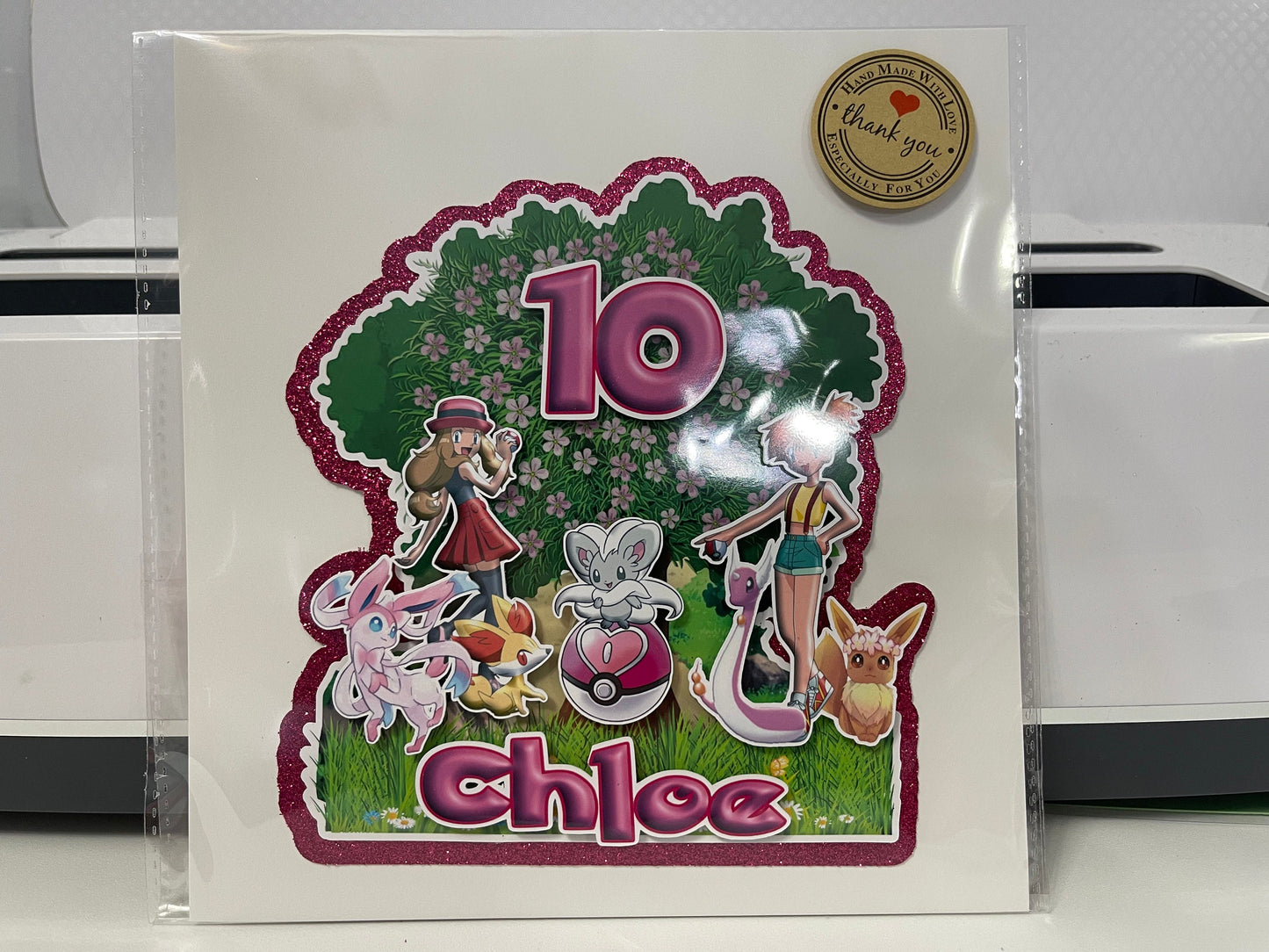 Amazing Pets for Girls Cake Topper 3D Decoration, Girls Happy Birthday Party Decoration, Customize Amazing Pets for Girls Party Decoration