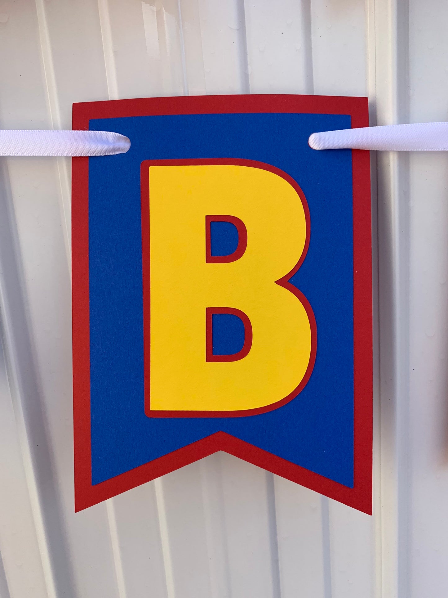 Blue Boy Happy Birthday Banner