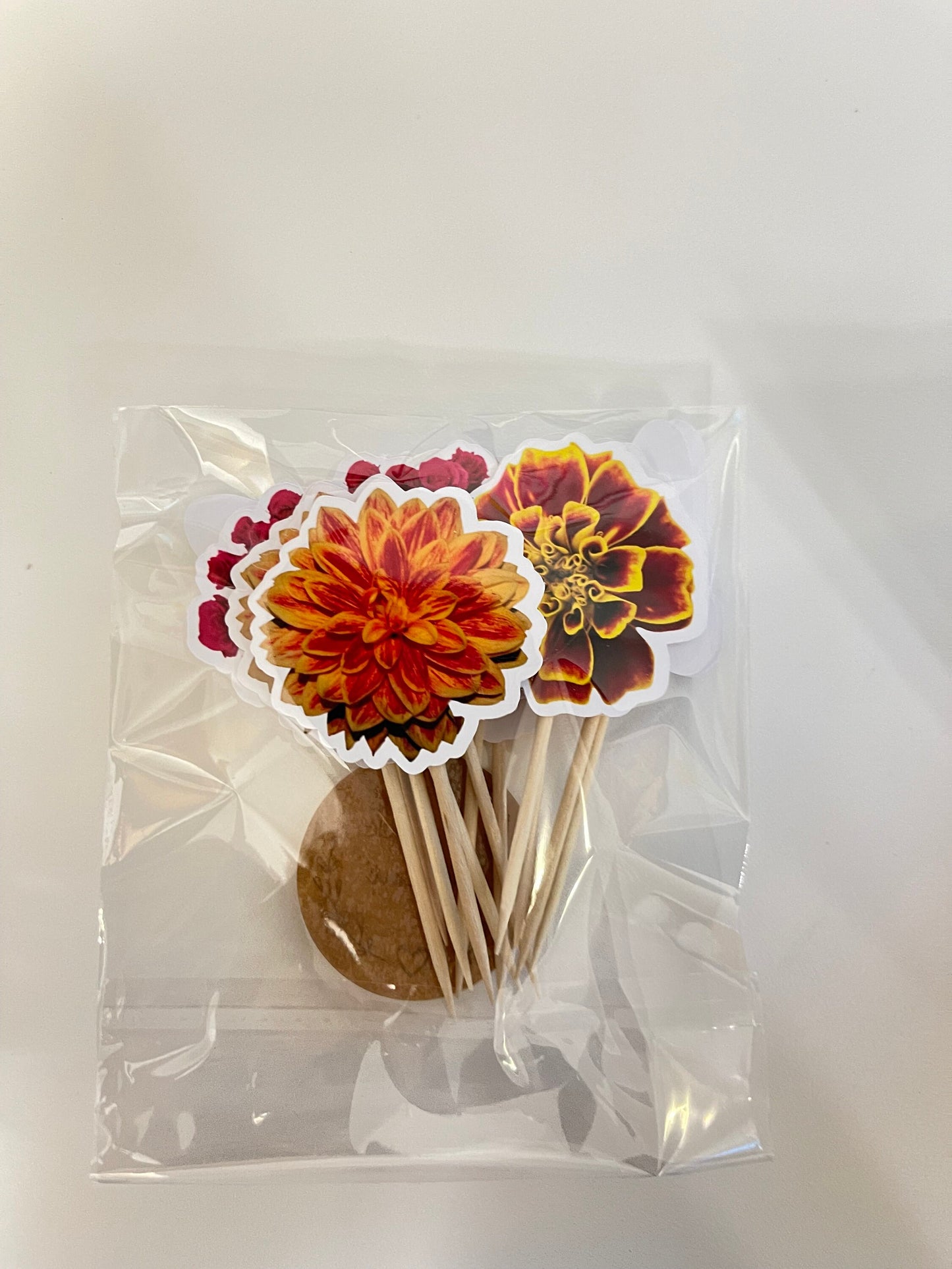 Floral Cupcake Topper