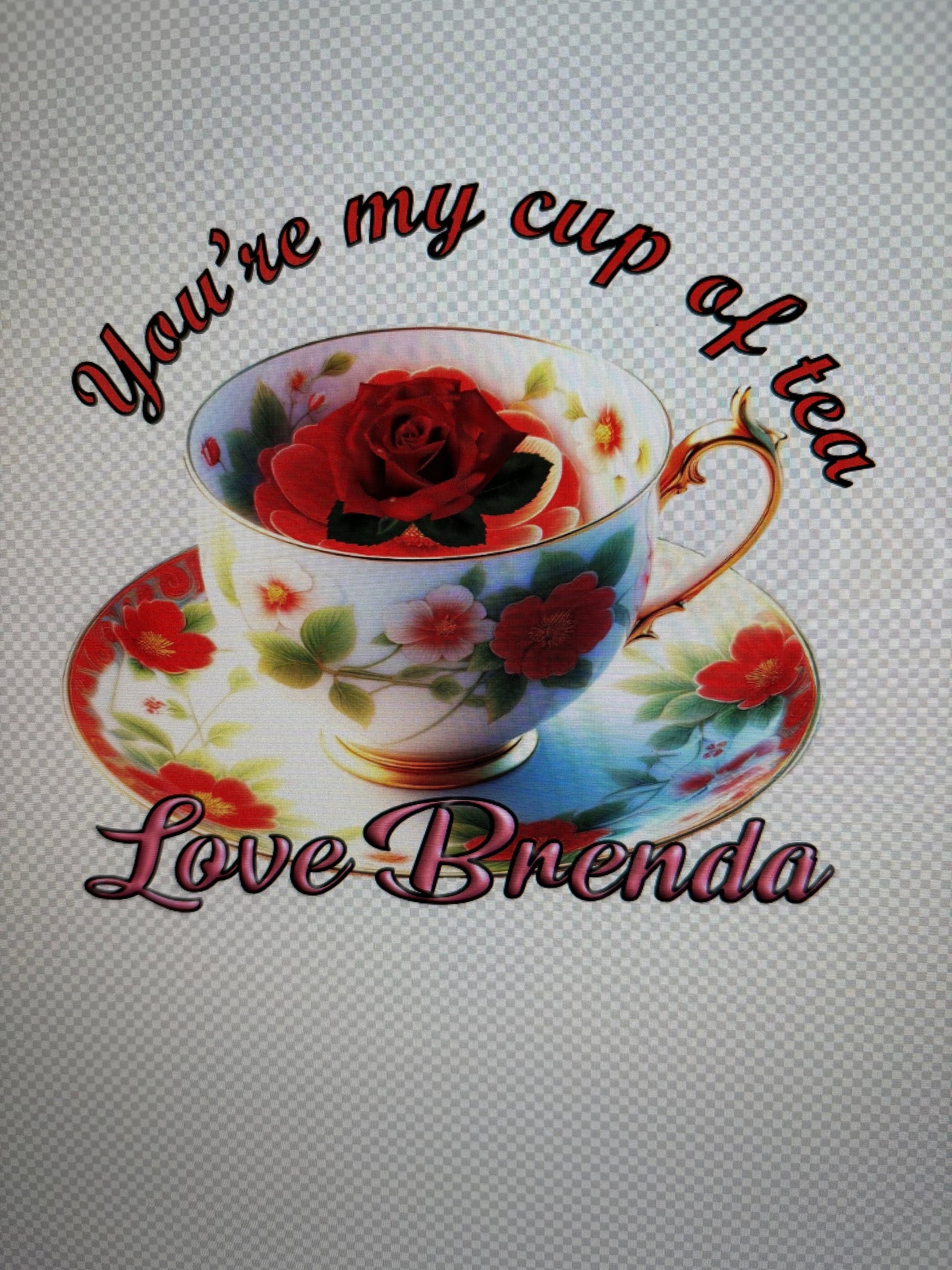 Customized Tea Bag Holder, Personalized Tea Bags Holder for Tea Party Decoration