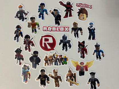 Gamers Boys Stickers Package, aesthetic gifts for kids party, vinyl stickers for laptop and notebook: (24 pieces)