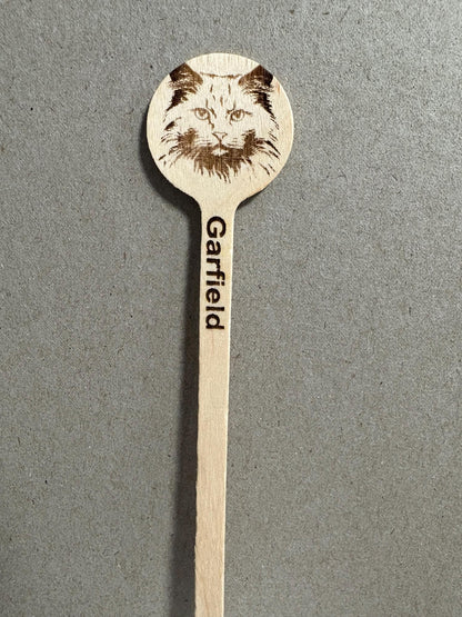 Custom Wooden Drink Stirrers – Eco-Friendly Engraved Cocktail Sticks – Sets of 25, 50, 100+