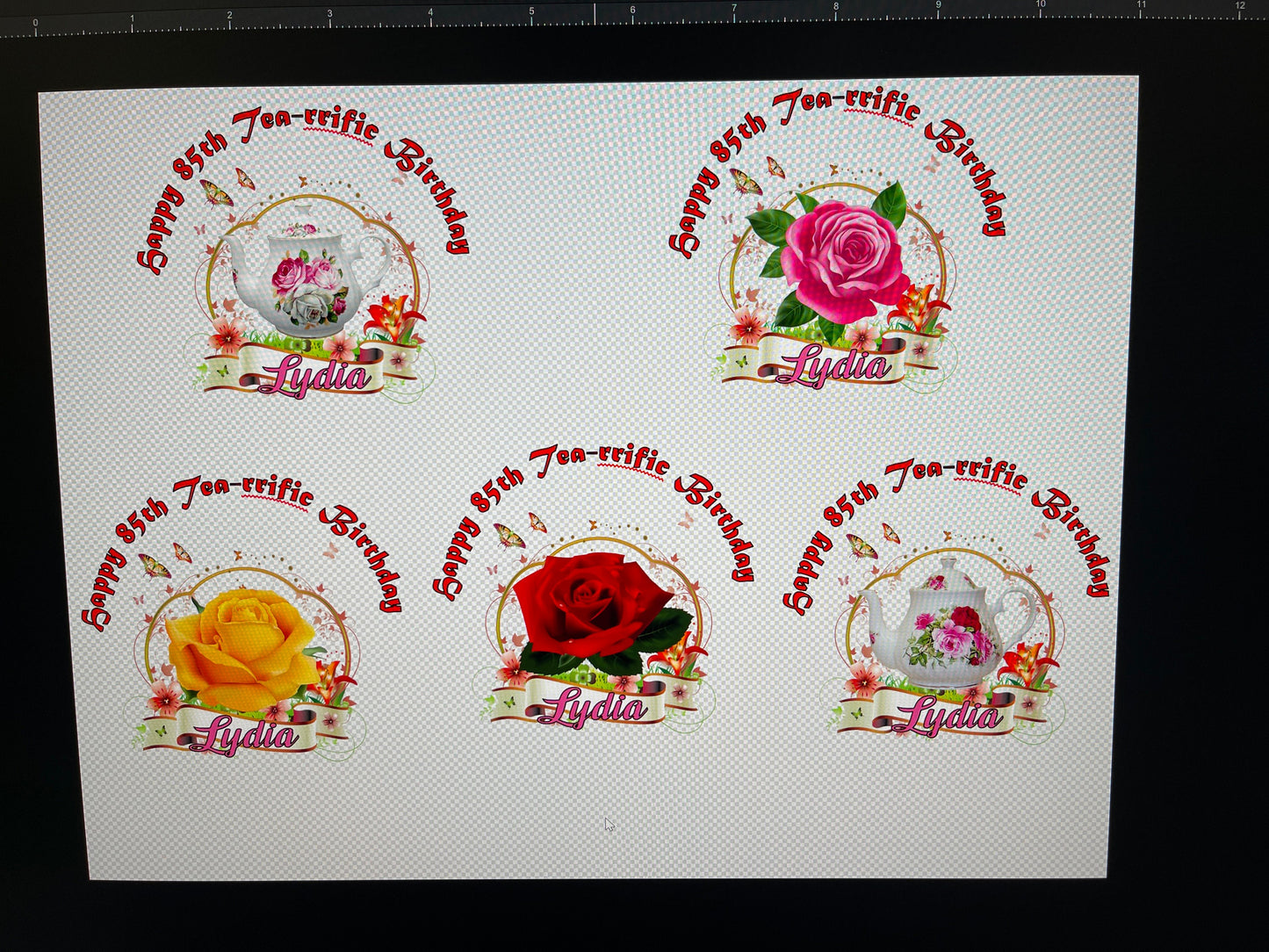 Customized Tea Bag Holder, Personalized Tea Bags Holder for Tea Party Decoration