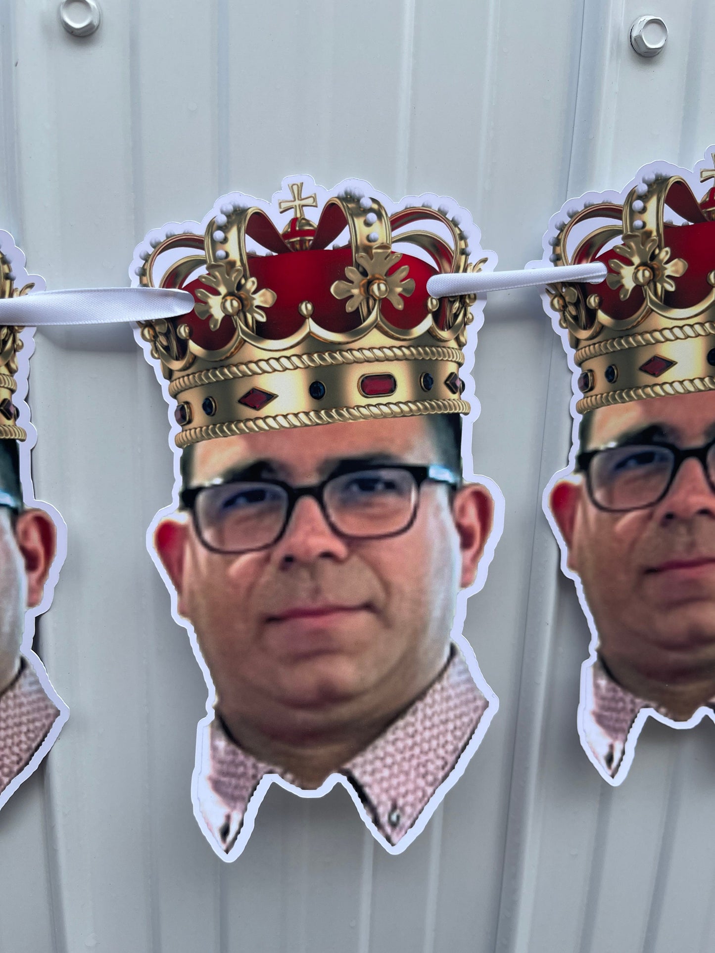 Banner de cumpleaños personalizado con cabeza, banner de cumpleaños con foto, banner de cara, banner de cumpleaños personalizado