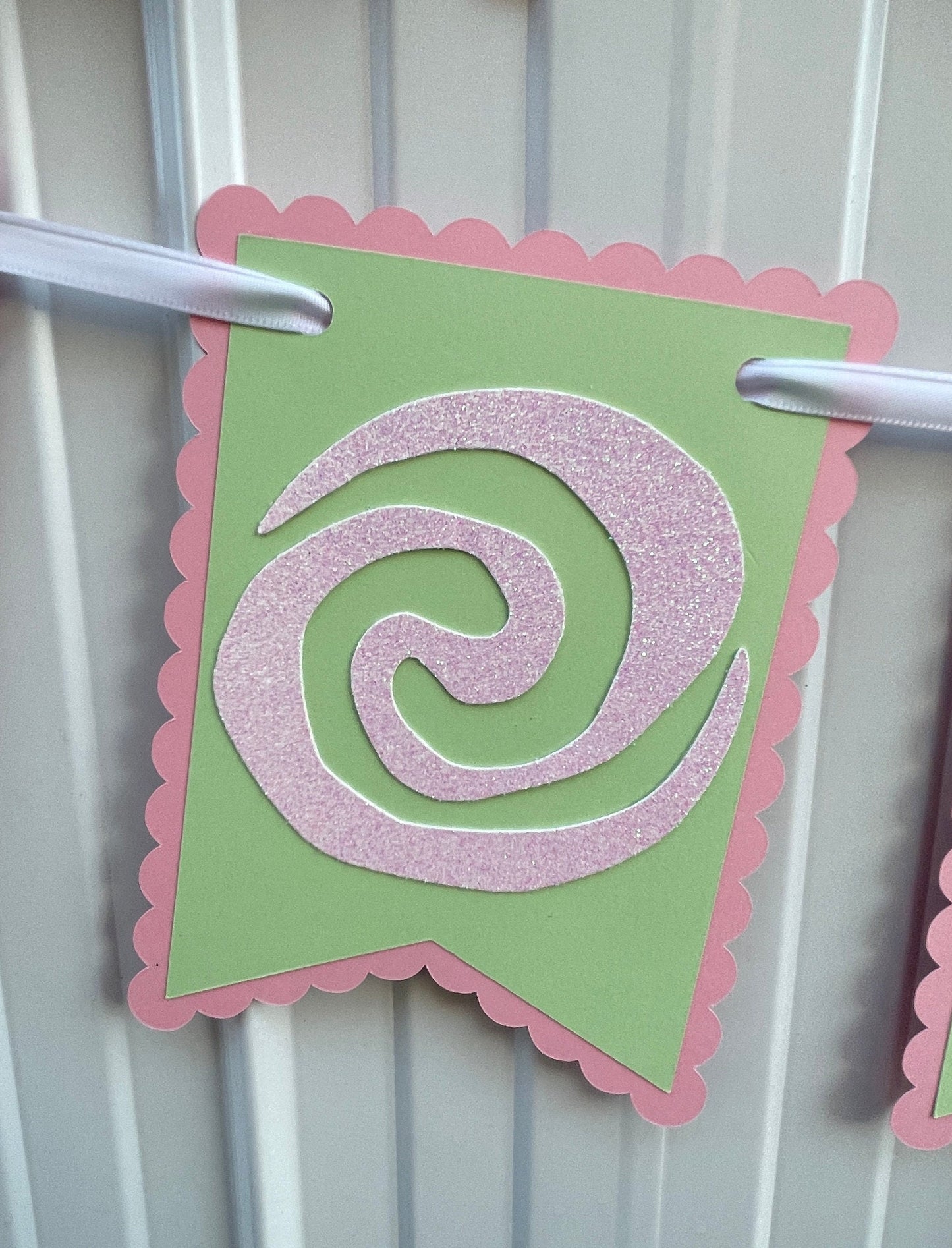 Baby Island Girl Happy Birthday Banner