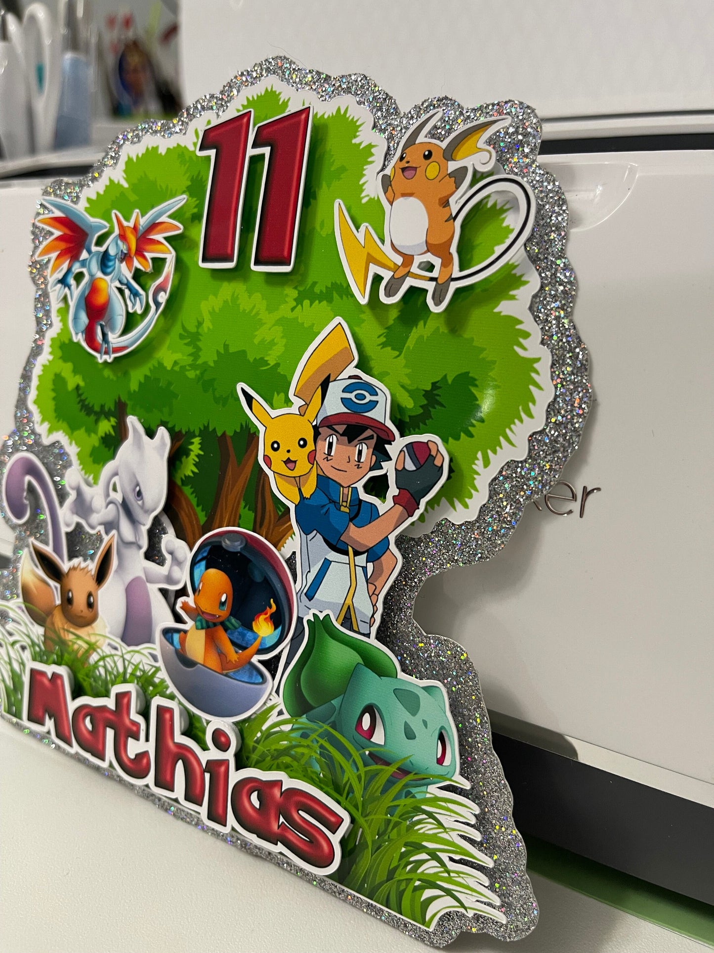 Amazing Pets for Boys Cake Topper 3D Decoration, Boys Happy Birthday Party Decoration, Customize Amazing Pets for Boys Party Decoration