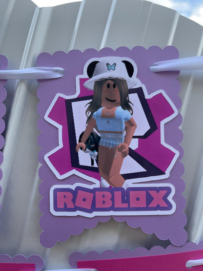 Happy Birthday Banner for Gamers Girls
