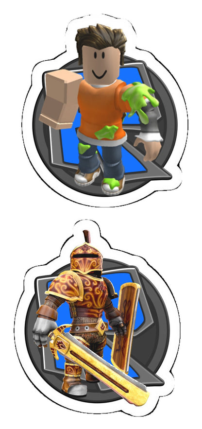 Gamers Boys Roblox Style Cupcake Toppers (package of 12) Digital Version