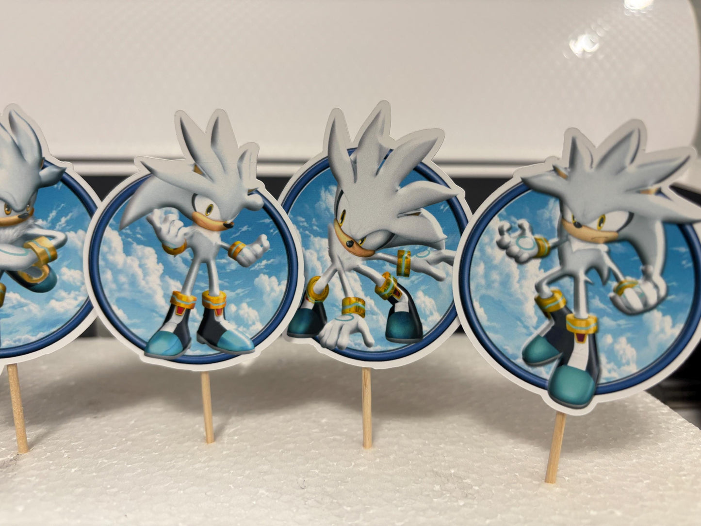 Blue Boy Cupcake Toppers, Blue Boy Party Decoration (Package of 12)