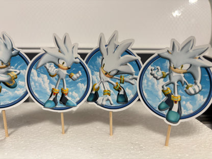 Blue Boy Cupcake Toppers, Blue Boy Party Decoration (Package of 12)