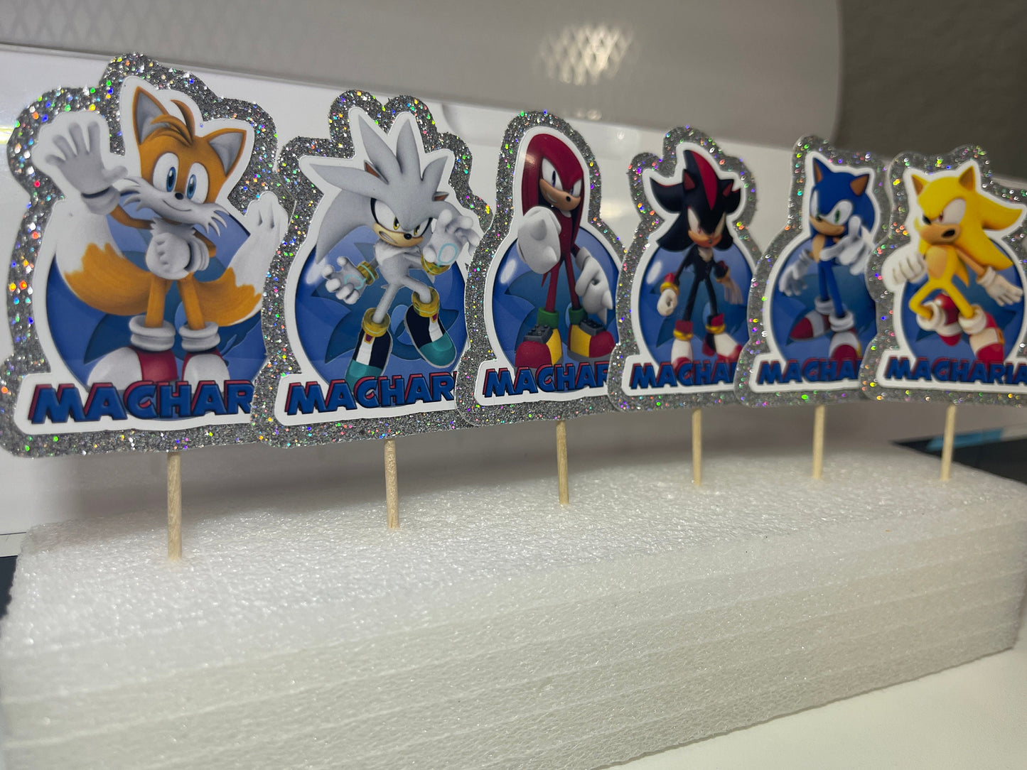 Blue Boy Cupcake Toppers, Blue Boy Party Decoration (Package of 12)