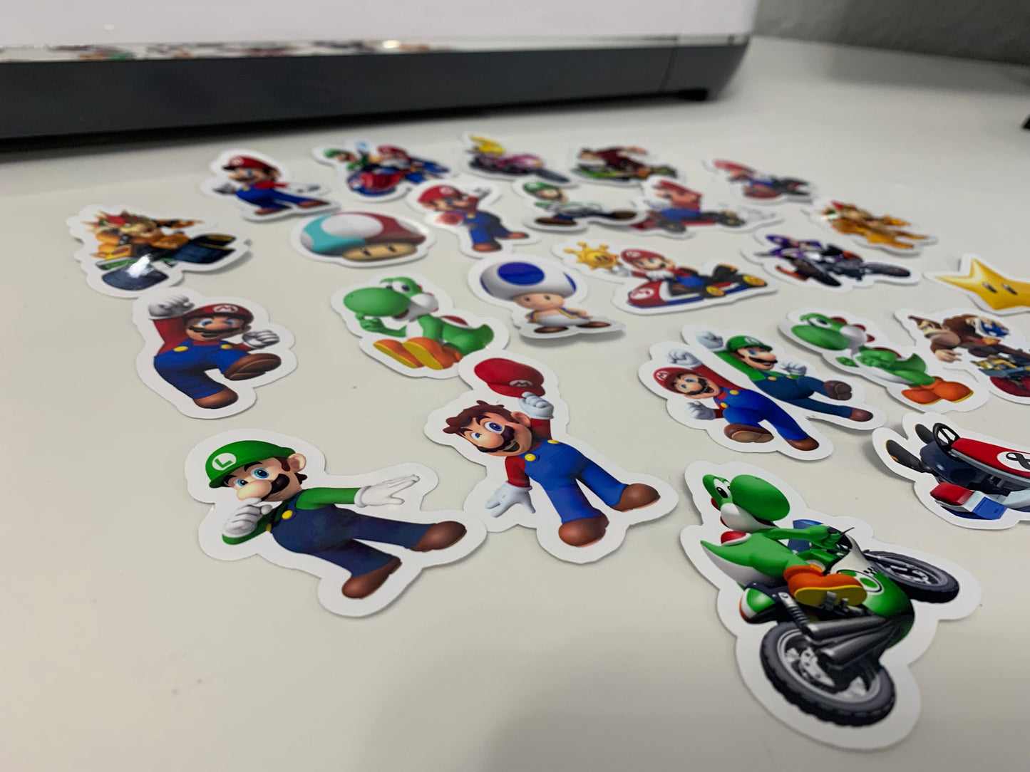 Racers/Gamers Stickers Package, aesthetic gifts for kid's party, vinyl stickers for laptop and notebook: (24 pieces)